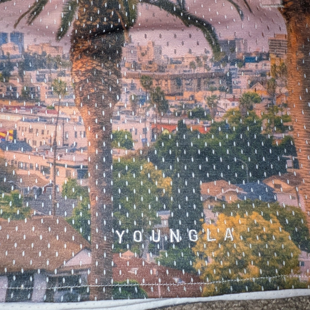YoungLA 150 After Party Shorts (City of Angels) - Picture 2 of 4